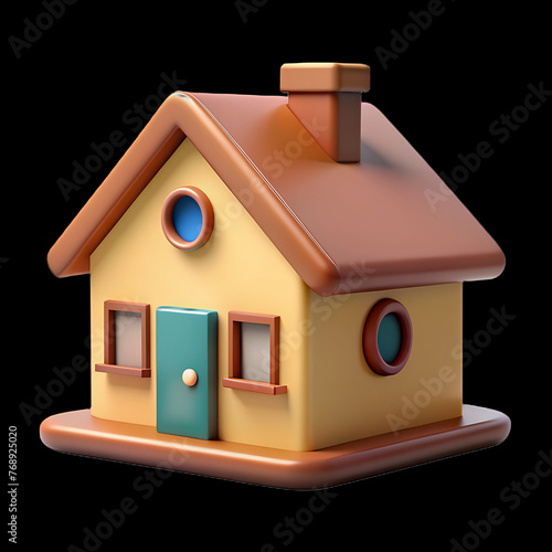 3d house icon