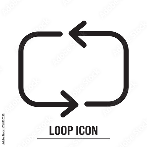 Reload arrows. Circle arrow, connect or recycle digital icons. Connection restart symbols, isolated rotate round group recent vector collection used in web isolated on white background in eps 10.
