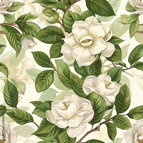 Gardenia   Floral Motifs