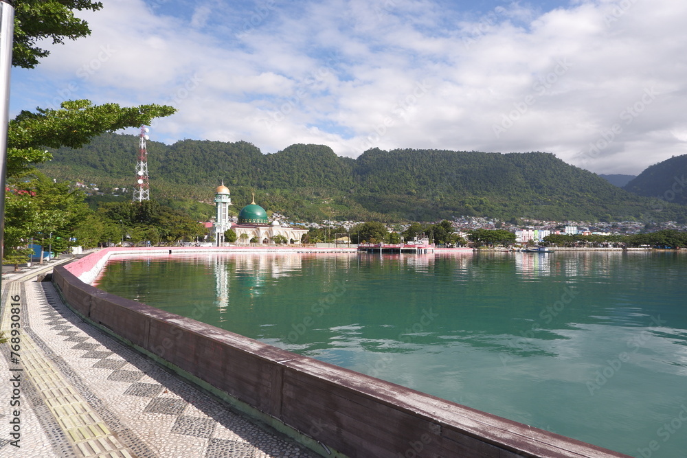 Fototapeta premium lalong bay view Luwuk banggai, Central sulawesi indonesia.
