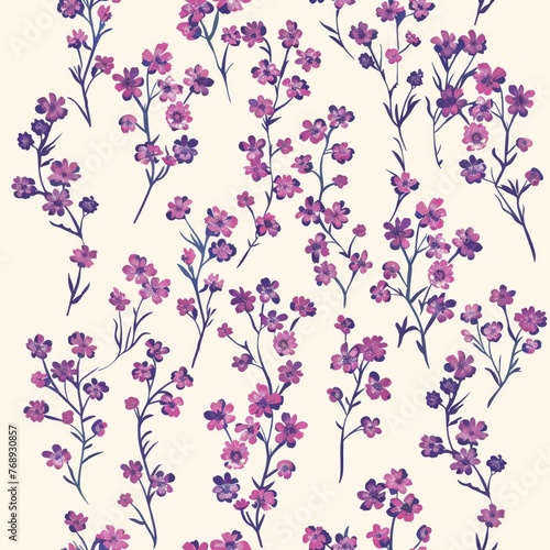 Verbena , Floral Motifs