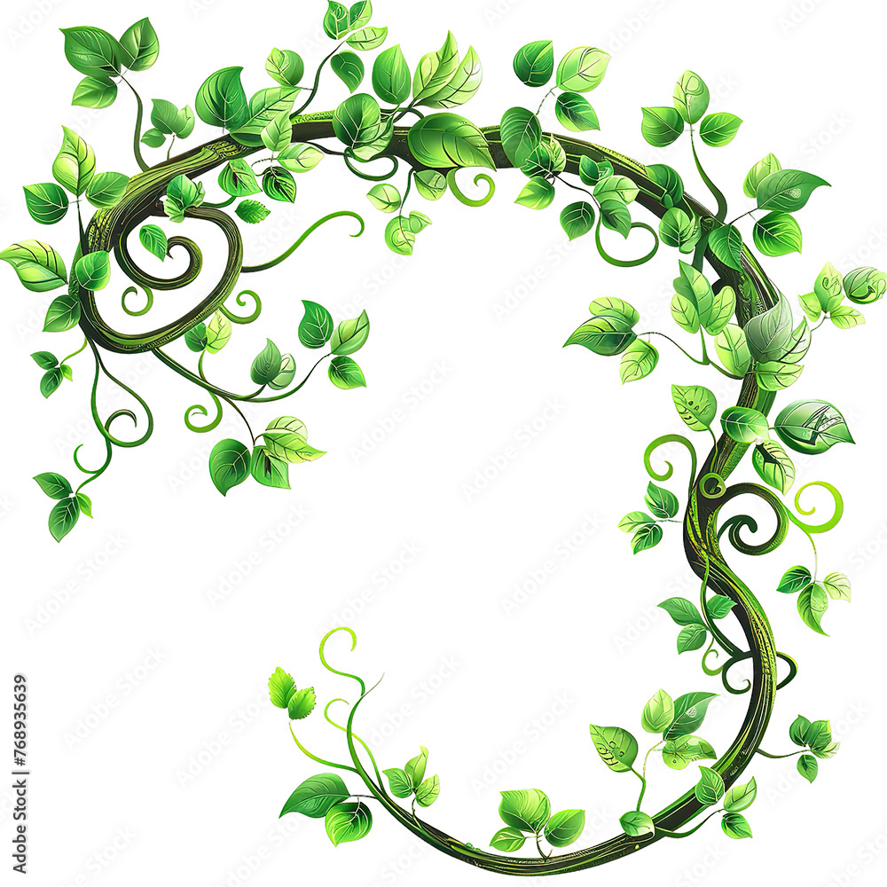 A branch of a currant bush with young green leaves. isolated on a Transparent Background. Generative AI A branch of a currant bush with young green leaves. isolated on a Transparent Background. Generative AI