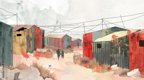 Refugee Camp Resilience: Displaced by Warfare and conceptual metaphors of Displaced by Warfare