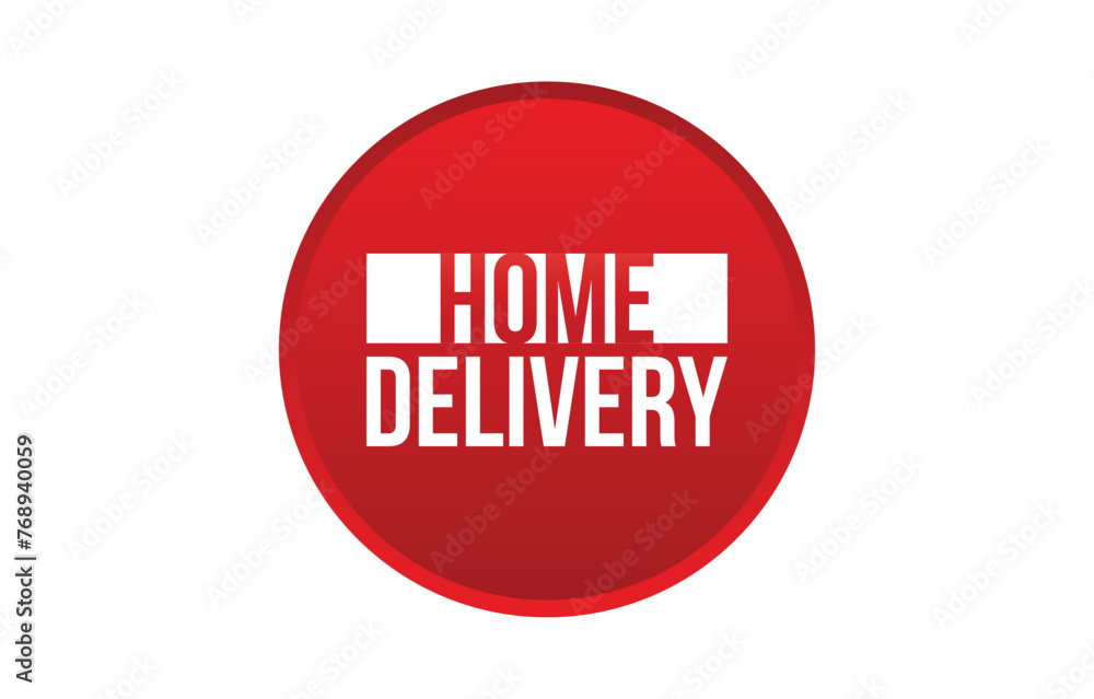 Home Delivery banner design. Home Delivery icon. Flat style vector illustration. Home Delivery banner design. Home Delivery icon. Flat style vector illustration.