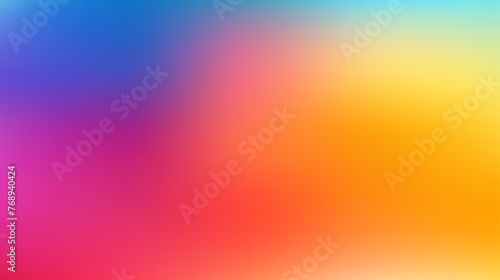 Abstract blurred gradient mesh background in bright rainbow colors. Colorful smooth banner template. Easy editable soft colored vector illustration in EPS10 without transparency.