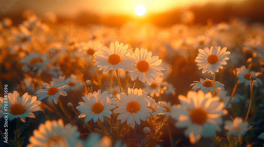 Daisies in the sun.