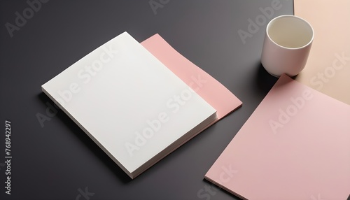 notebook with pen book