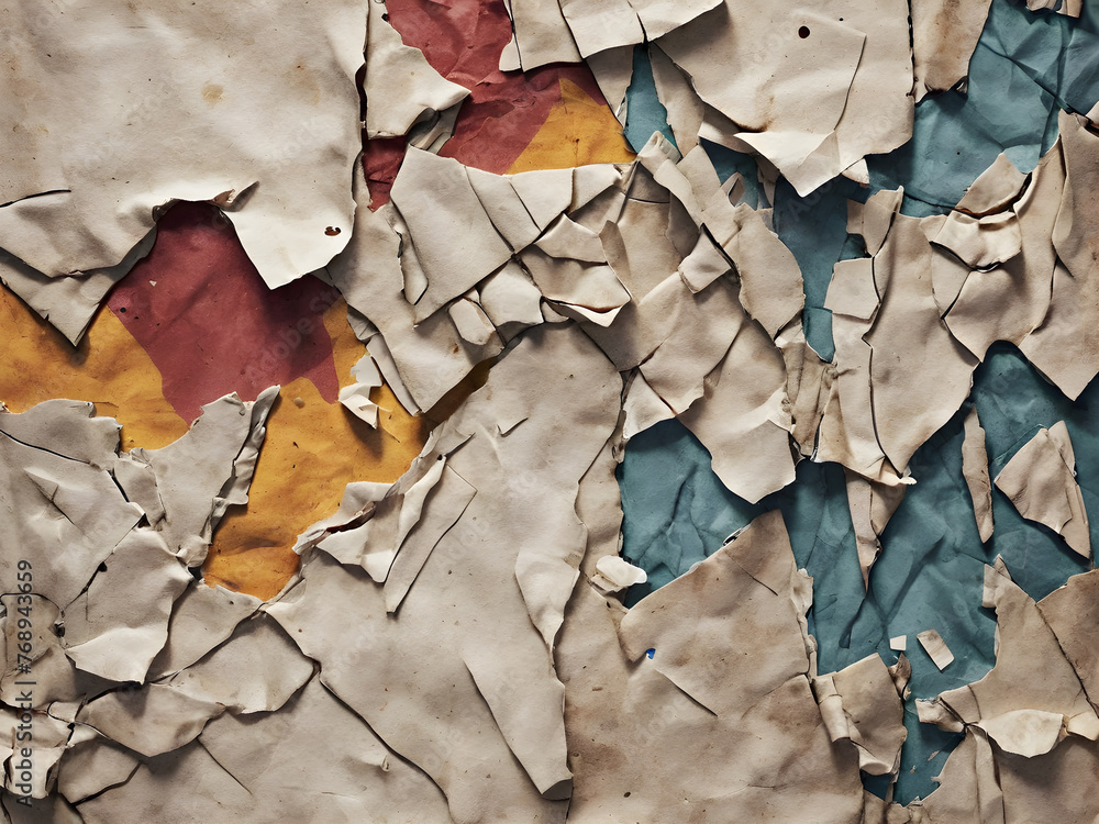 Torn Paper Wallpaper for Dramatic Impact