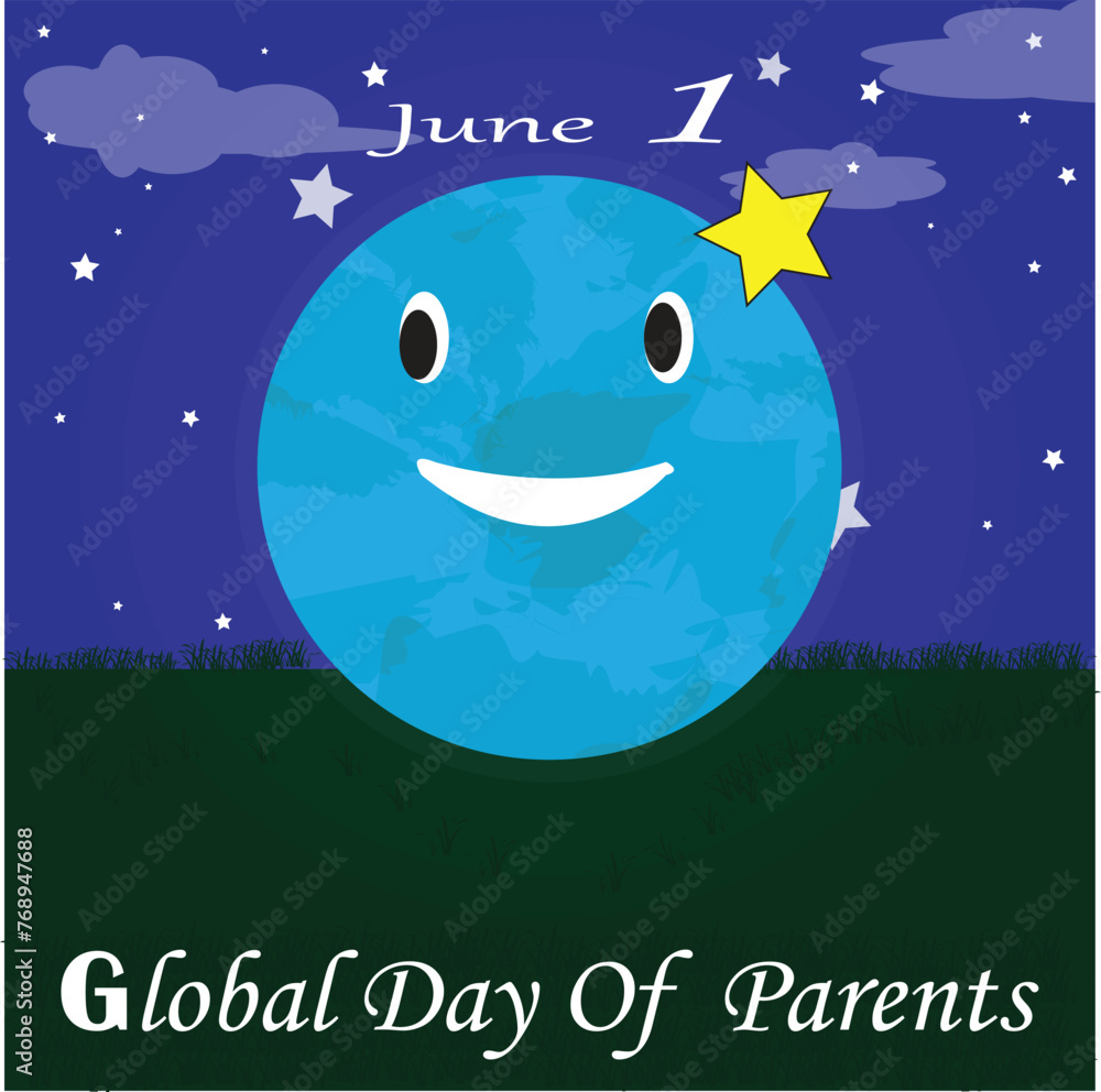 This is simple, easy and vector Global Day Of Parents background and It is editable.
