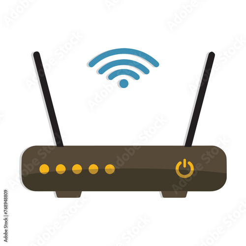 Wifi internet icon in comic style, Wifi router icon cartoon vector, network cartoon wireless technology vector cartoon illustration pictogram. Connection sign concept