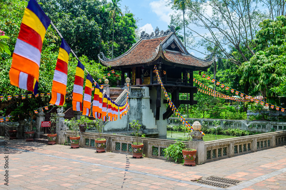 views of literature temple in hanoi, vietnam
