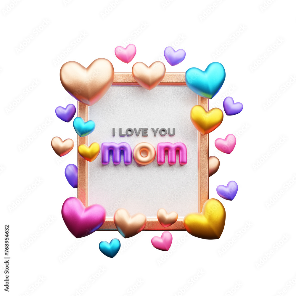 Mother's Day 3d Illustration Icon