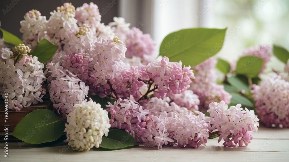 Bouquet of fragrant lilacs. Bouquet of fragrant lilacs.