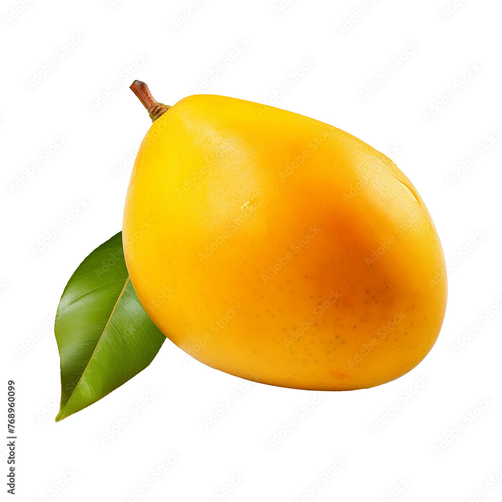 Fresh mango isolated on transparent background png