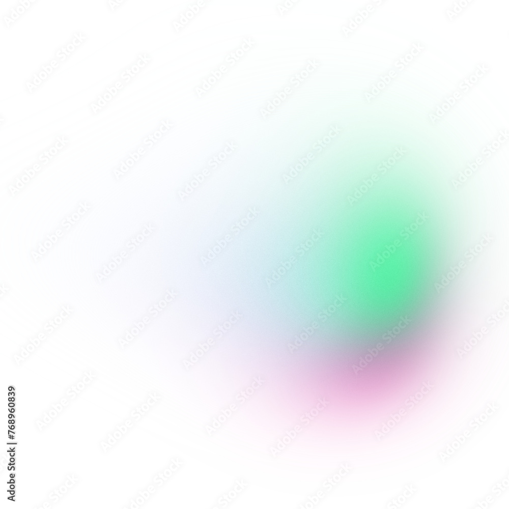 Fototapeta premium Holographic blurry gradient shape on transparent background