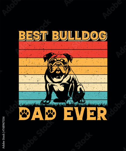 Bulldog T-shirt Design
