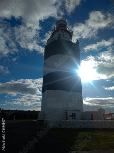 Lighthouse in Wexford, Ireland.