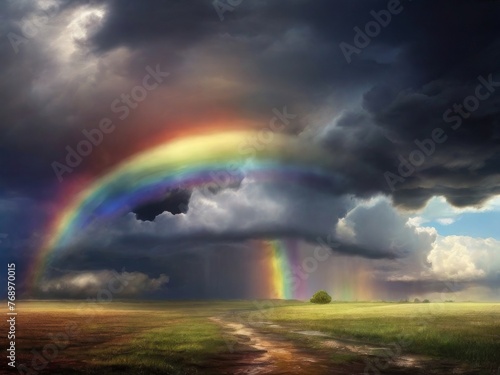 Stormy rainbow 2