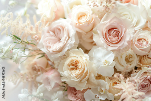 Pink and White Flowers Bouquet