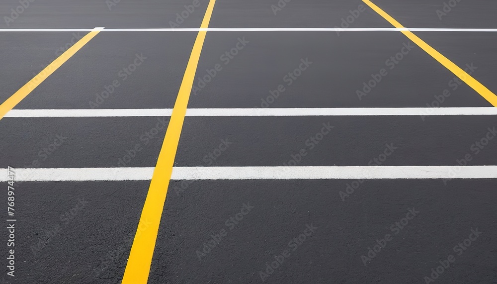 Lines parking for motorcycle on asphalt background