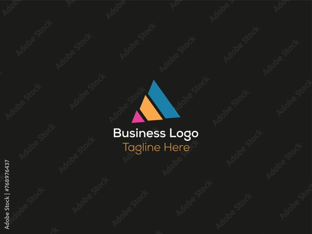 Obraz premium minimal business professional logo design
