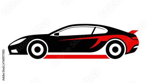Rev Up Your Page with Stunning Modern Sports Car Illustrations
