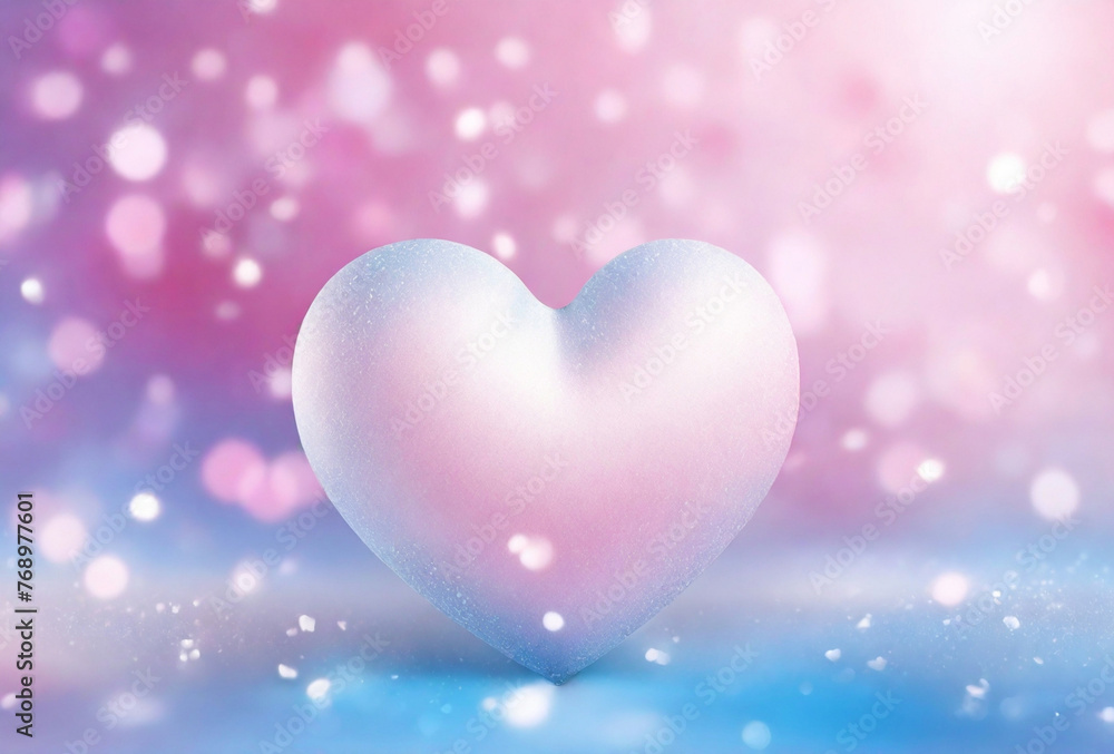 Valentine background with hearts. AI
