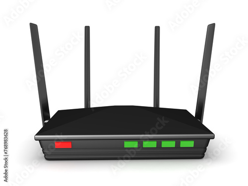 3D Rendering of router