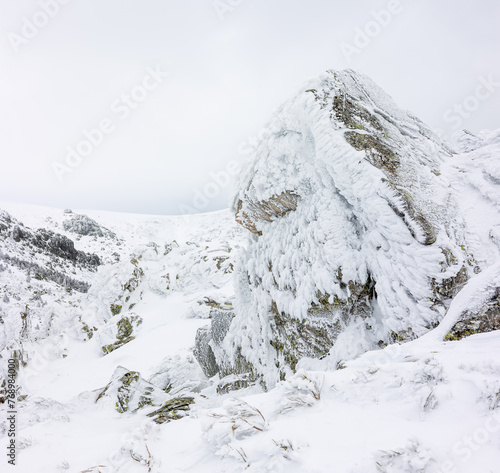 Wallpaper Mural snowy landscapes of Puerto de Navacerrada in the Sierra de Guadarrama in Madrid in the month of March 2024 Torontodigital.ca