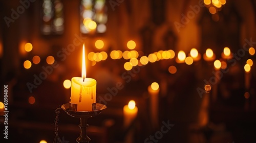 Group of People Holding Candles