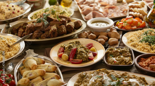 Sharing these savory dishes reinforces the spirit of unity and community during Eid al-Adha celebrations photo