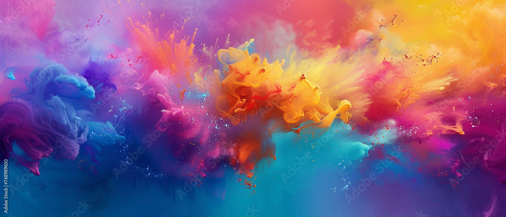 Witness the enchanting spectacle of colors blending into a splendid gradient, their vibrancy and energy portrayed in flawless high-definition detail. Witness the enchanting spectacle of colors blending into a splendid gradient, their vibrancy and energy portrayed in flawless high-definition detail.