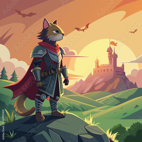 venture-back-in-time-and-imagine-a-cat-knight--arm
