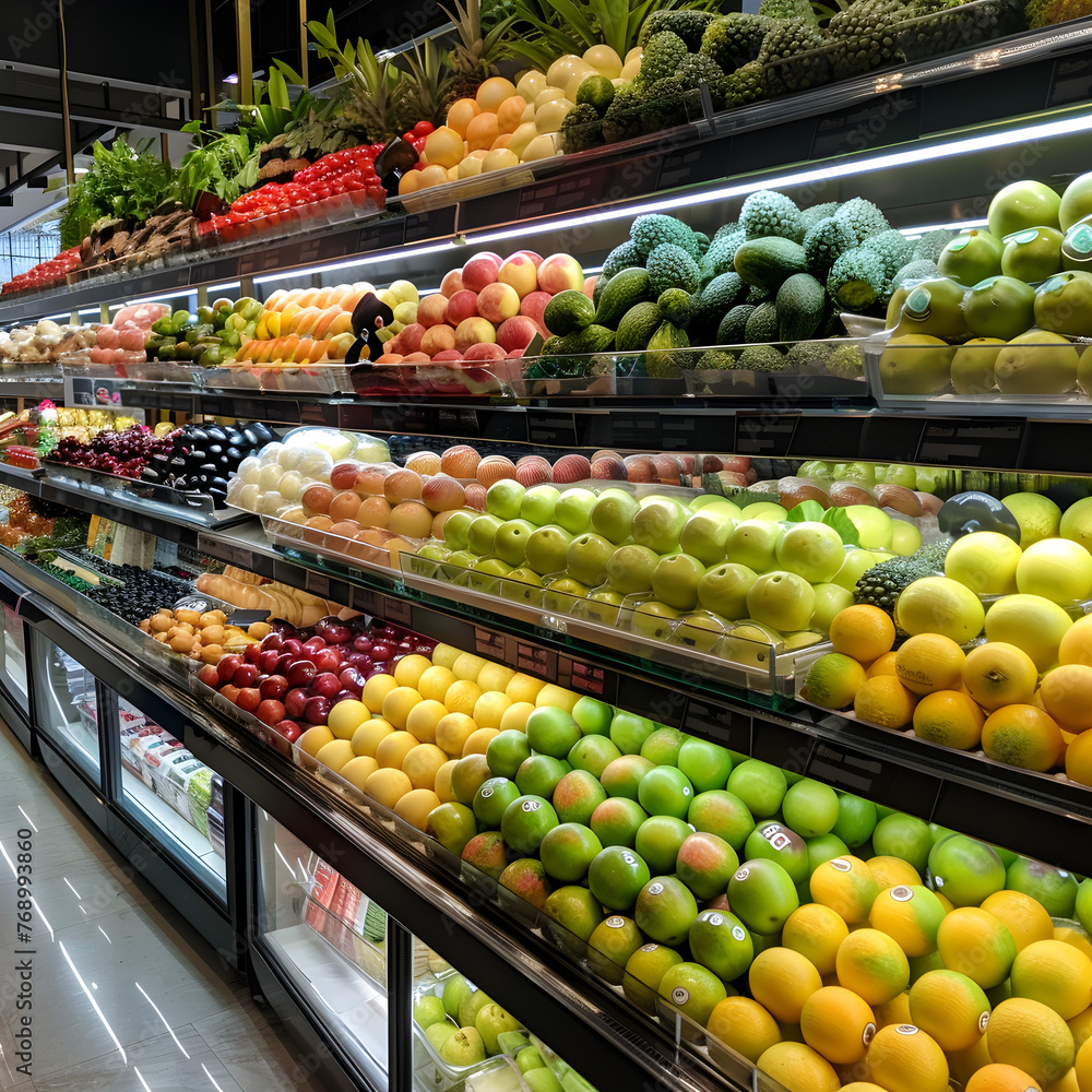 Fruits displayed at City'super supermarket.