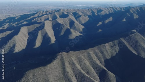 Aerial video of Northern California with iconic hills photo