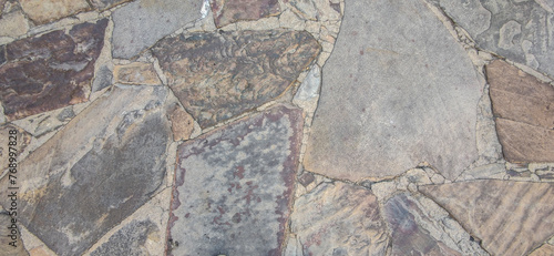 Monumental Complex road surfaces, Caceres, Spain