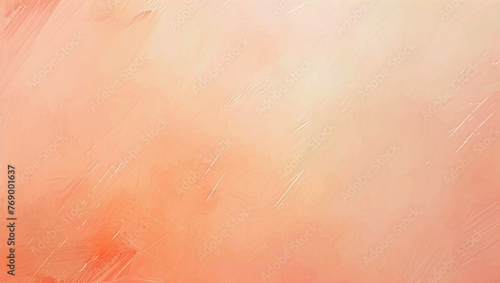 Fototapeta premium Warm Peach Watercolor Wash Background