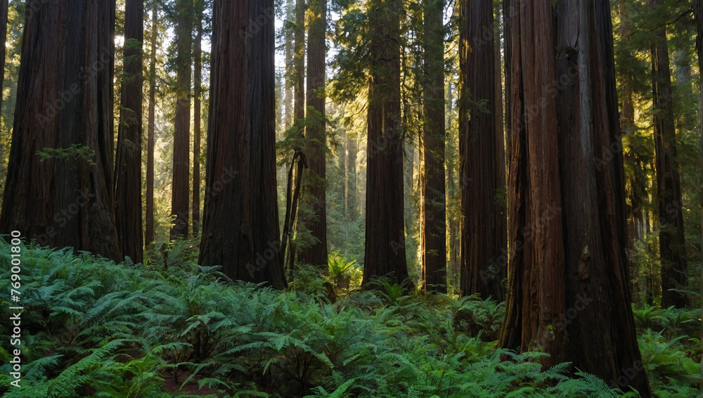 Obraz premium Redwood National Forest 