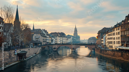 Captivating view of the architectural beauty of Strasbourg, France