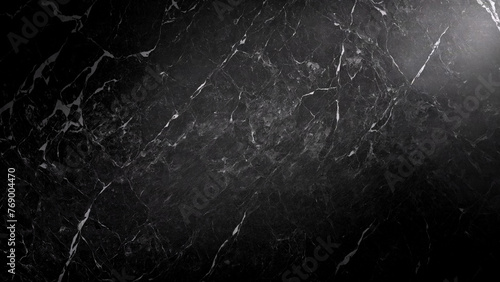Black and white marble texture. Abstract dark granite or stone background. Gradient © Vadzim