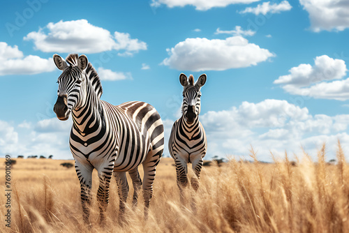 a group of zebras walking across the savanna