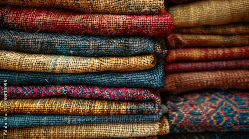 Textile Fabric Pile for Recycling Textile Fabric Pile for Recycling