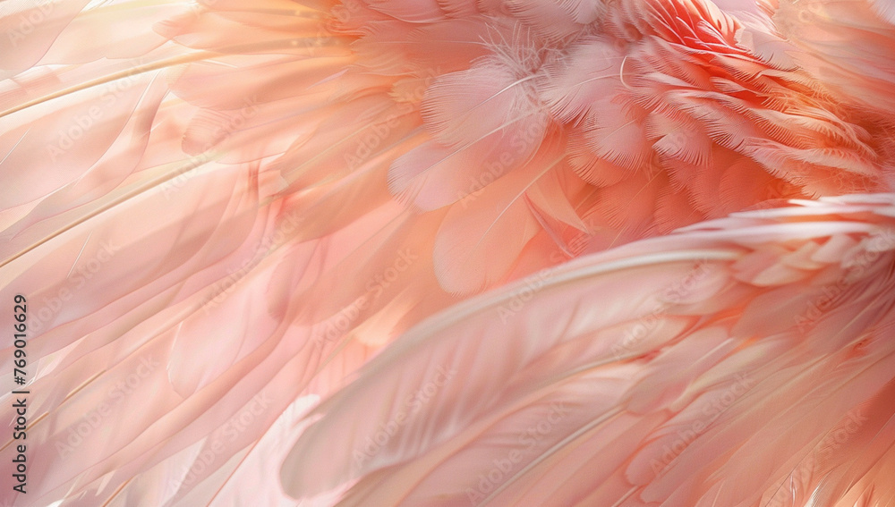 Sunlit Golden Bird Feathers Close-Up
Sunlit Golden Bird Feathers Close-Up