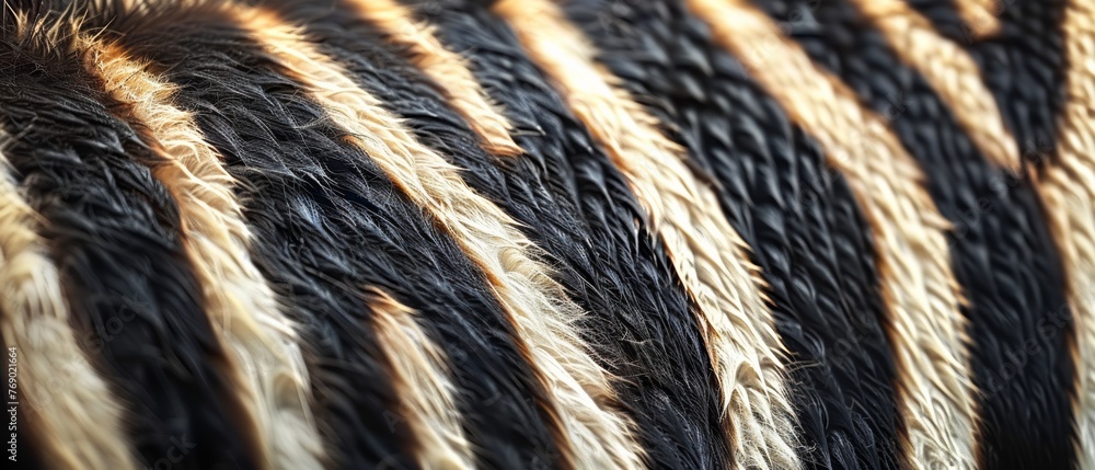 Zebra Skin Pattern Background Zebra Skin Pattern Background