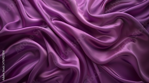 Purple Satin Fabric Texture