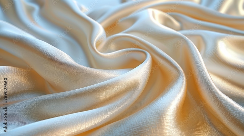 Obraz premium Silky Fabric Touch Closeup Detail