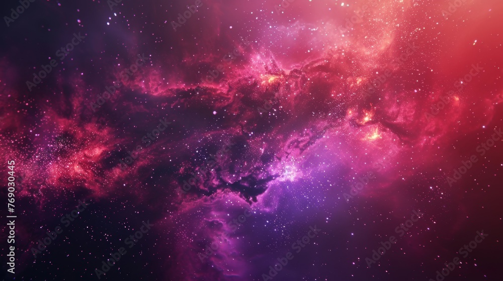 Vibrant Cosmic Nebula Background