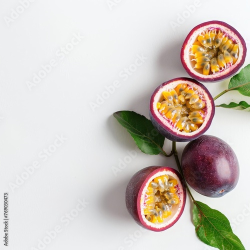 passion fruit background.