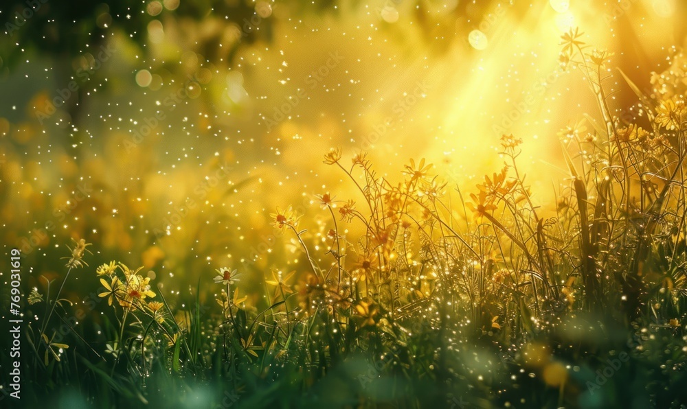 Flowers Enchant Spring. A Flowers Bathed in Sunlight Beautiful for Background Flowers Enchant Spring. A Flowers Bathed in Sunlight Beautiful for Background