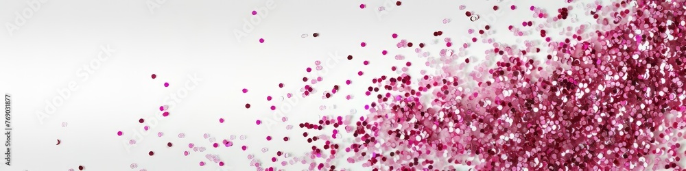 pink glitter background.